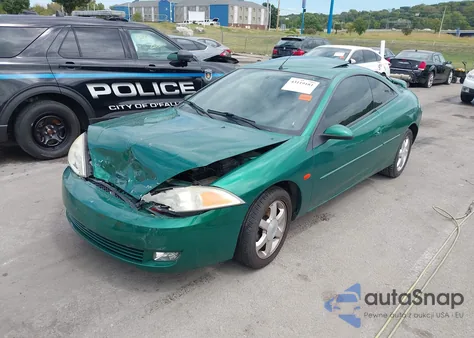 2002 Mercury Cougar V6 из США, поврежденный, VIN 1ZWHT61L925615280